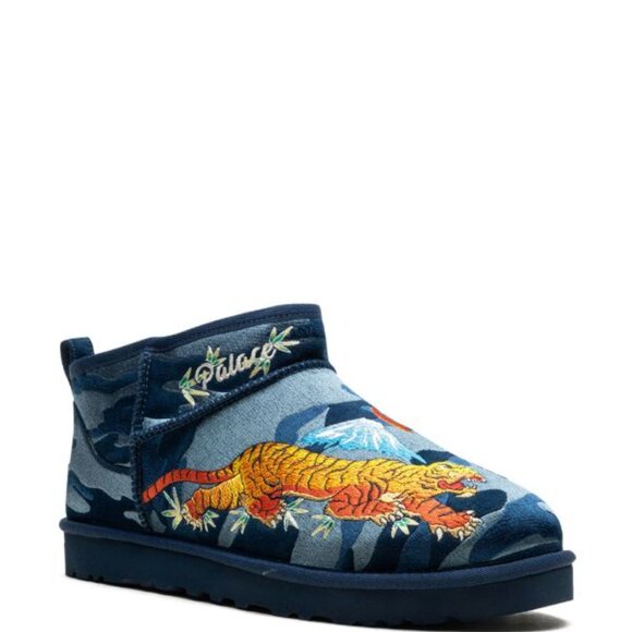 New Ugg x Palace Ultra Mini Boot Blue Camo - Picture 11 of 13